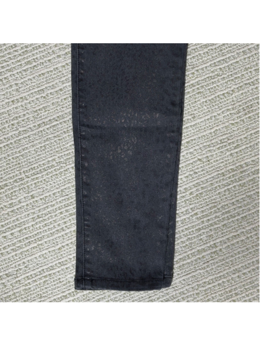 Womens 26/4 NEW Numero Reeves Mid-Rise Skinny Jeans Leopard Print Cheetah NWT - Picture 6 of 11